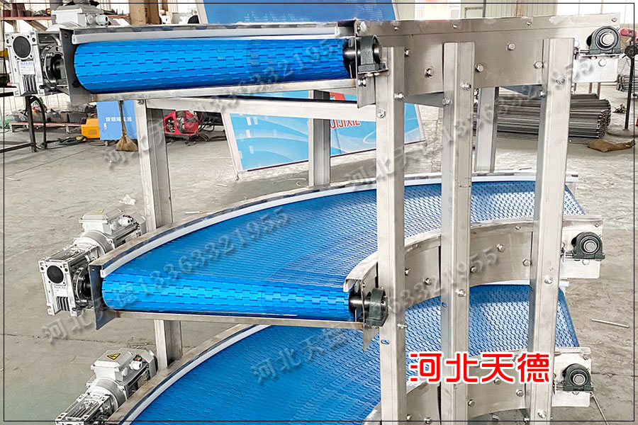轉(zhuǎn)彎食品輸送帶